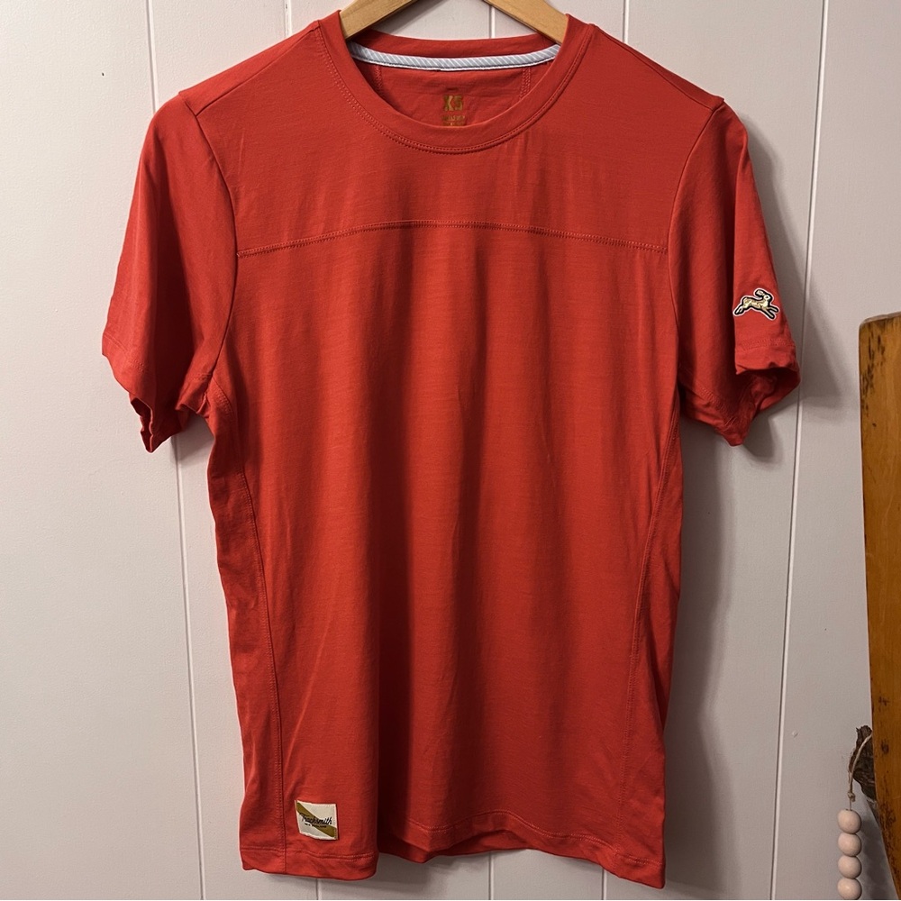 Tracksmith Harrier Tee Merino Wool Dark Rose Tawny T-shirt Short Sleeve Sold Out